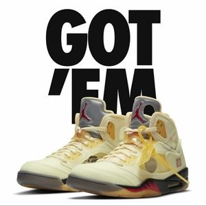 Air Jordan Retro 5 x OFF White